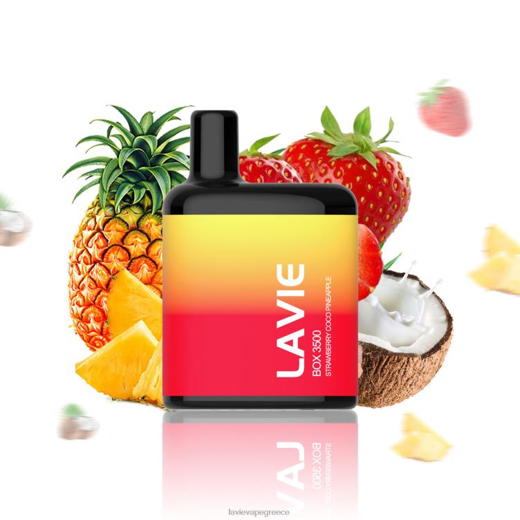 Lavie Vape Αθήνα - LAVIE BOX 3500 ρουφηξιές φράουλα κοκο ανανά 80648207